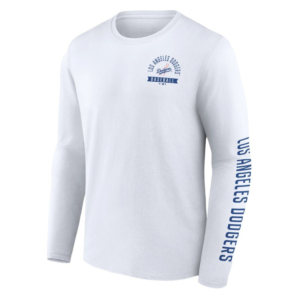 Los Angeles Dodgers Fanatics Pressbox Long Sleeve T-Shirt | MLB Outlet
