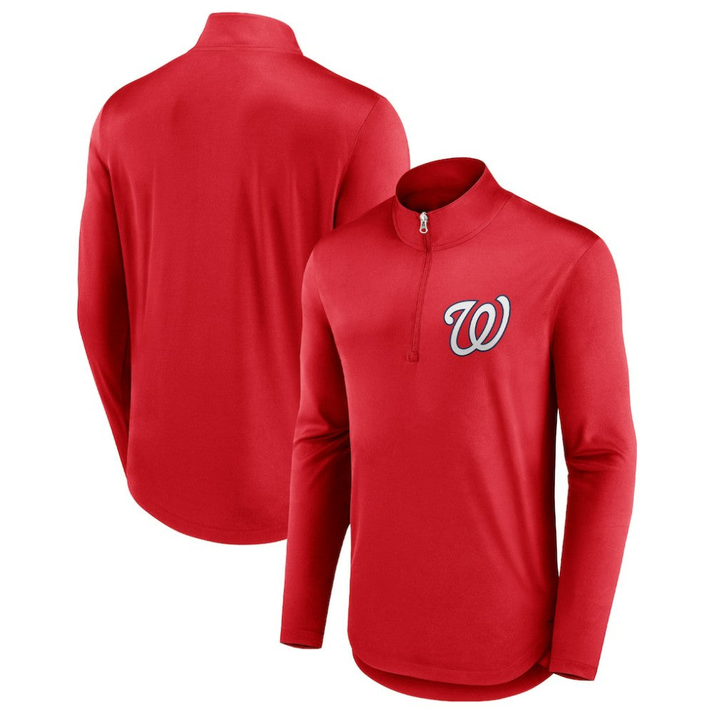 Washington Nationals Fanatics Tough Minded Lightweight Quarter-Zip Pullover | MLB For sale