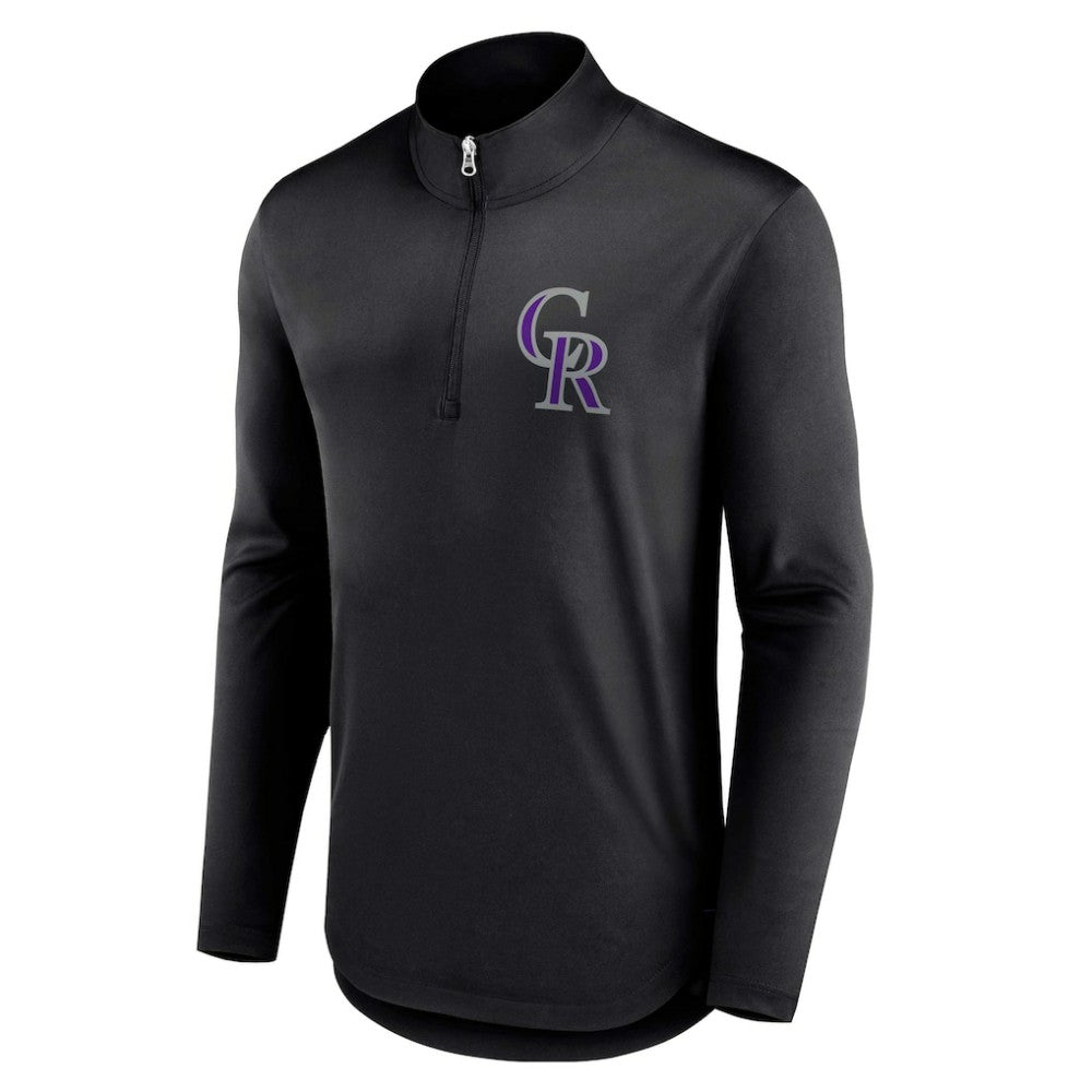 Colorado Rockies Fanatics Tough Minded Lightweight Quarter-Zip Pullover | MLB Shop