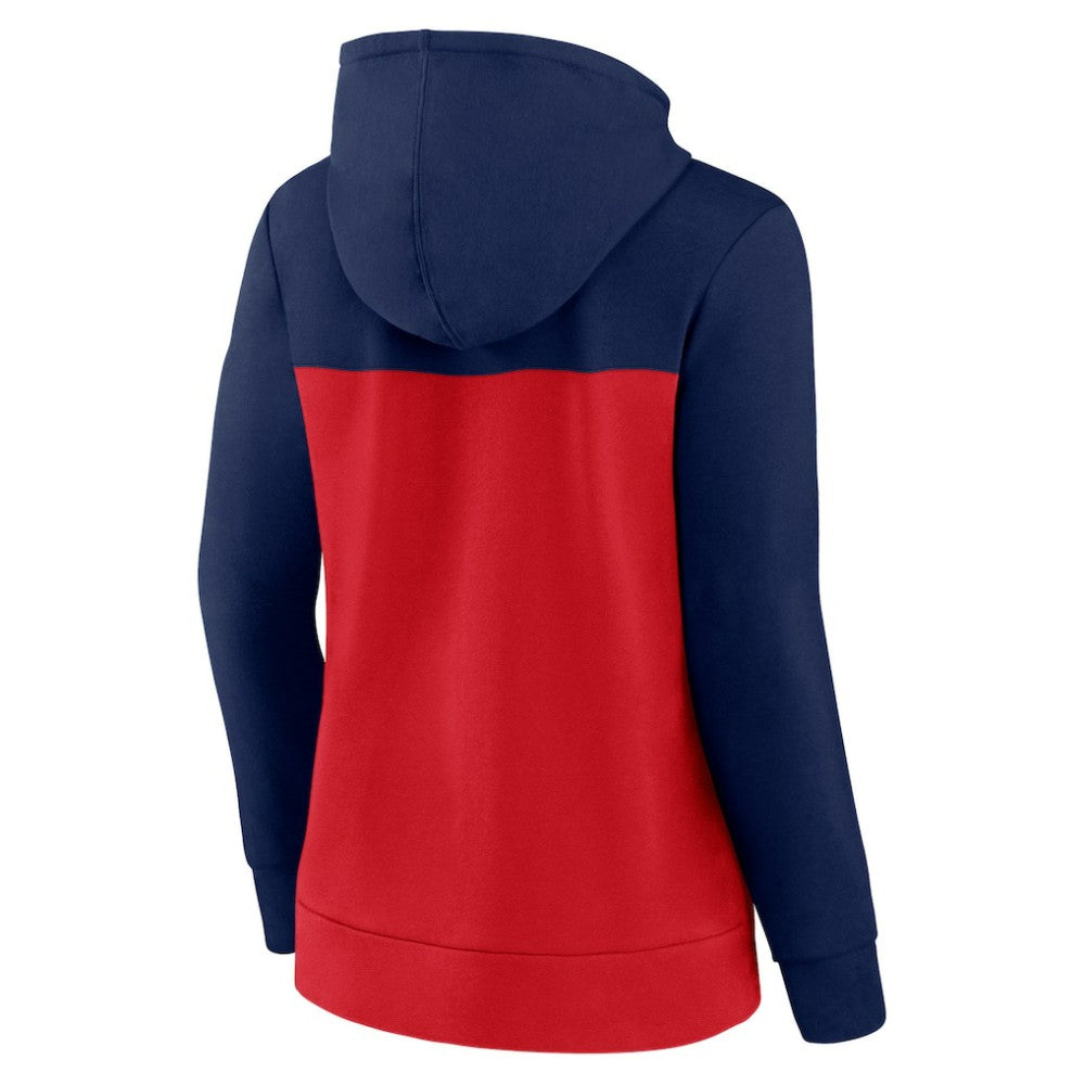 Boston Red Sox Fanatics Women's Take The Field Colorblocked Hoodie Full-Zip Jacket | MLB Discount