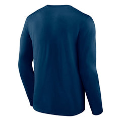Seattle Kraken Fanatics Covert Long Sleeve T-Shirt On Sale