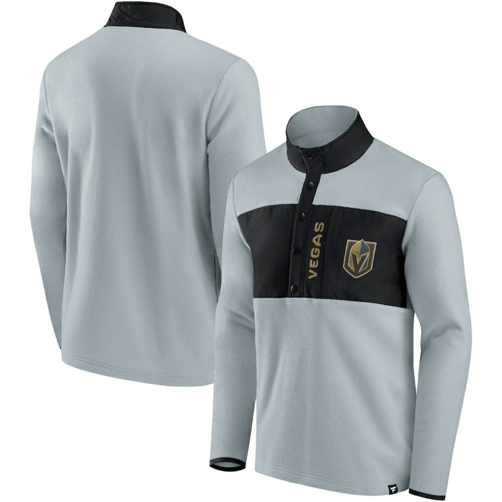 Vegas Golden Knights Fanatics Hockey Polar Fleece Quarter-Snap Jacket Sale