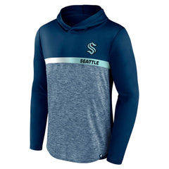 Seattle Kraken Fanatics Podium Defender Pullover Hoodie On Sale