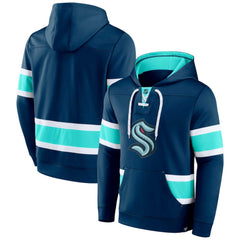 Seattle Kraken Fanatics Powerplay Warrior Pullover Hoodie Sale
