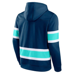 Seattle Kraken Fanatics Powerplay Warrior Pullover Hoodie Sale