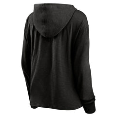 Portland Trail Blazers Women's Full Steam Slub Hoodie T-Shirt On Sale