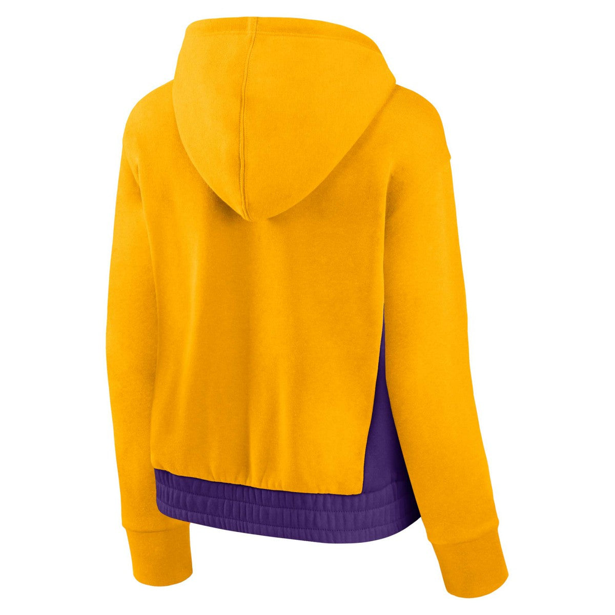 Los Angeles Lakers Women's Iconic Halftime Colorblock Pullover Hoodie New
