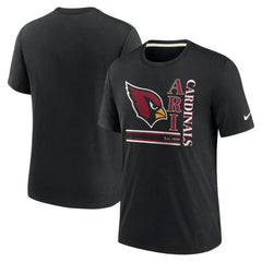 Arizona Cardinals Nike Wordmark Logo Tri-Blend T-Shirt