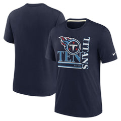 Tennessee Titans Nike Wordmark Logo Tri-Blend T-Shirt