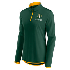 Athletics Fanatics Women's Worth The Drive Quarter-Zip Jacket | MLB Sale