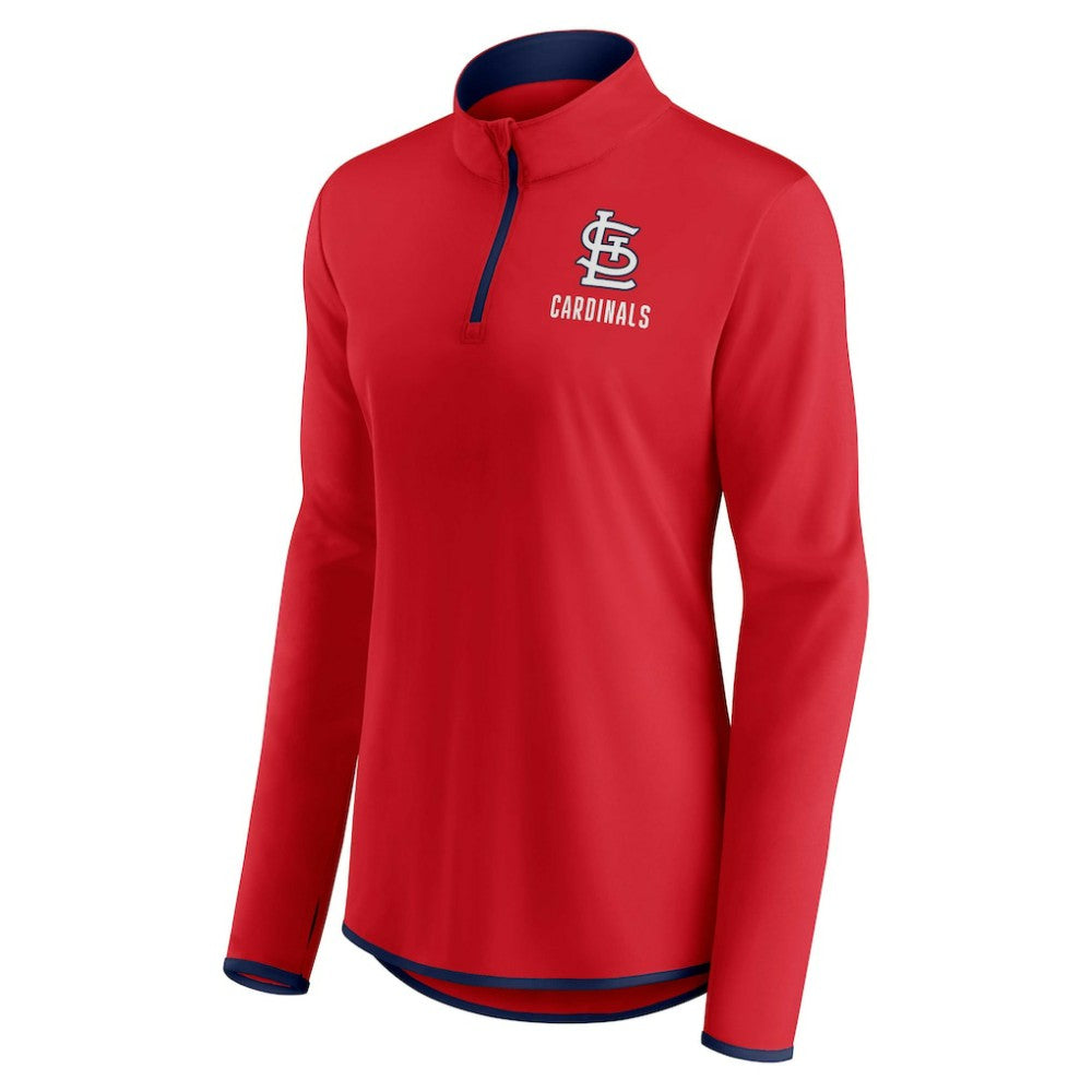 St. Louis Cardinals Fanatics Women's Worth The Drive Quarter-Zip Jacket | MLB Sale