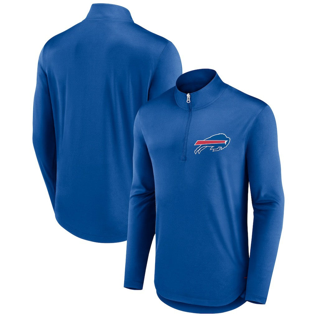 Buffalo Bills Fanatics Tough Minded Quarter-Zip Top