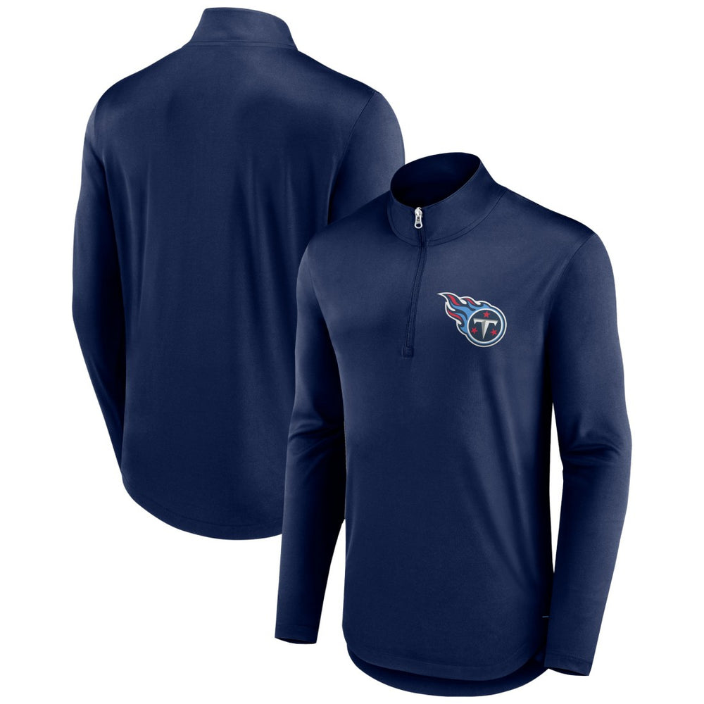 Tennessee Titans Fanatics Tough Minded Quarter-Zip Top