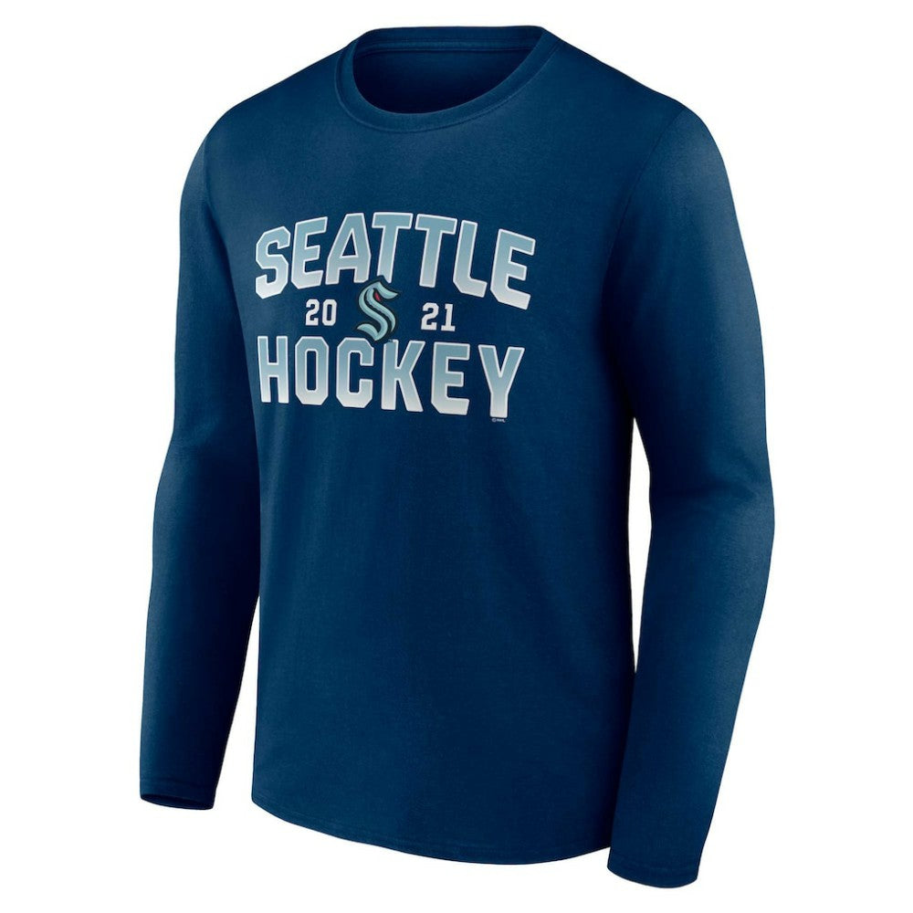 Seattle Kraken Fanatics Skate Or Die Long Sleeve T-Shirt Outlet