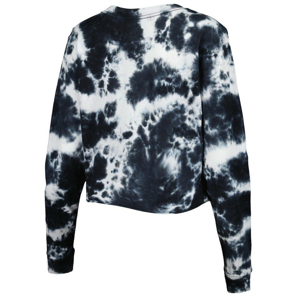 Chicago Bulls Women's Tie Dye Cropped Long Sleeve T-Shirt sale Discount