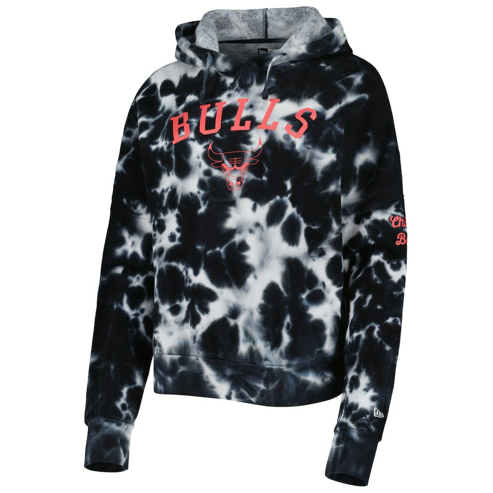 Chicago Bulls Women's Brushed Cotton Tie-Dye Pullover Hoodie sale Outlet