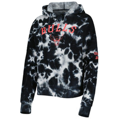 Chicago Bulls Women's Brushed Cotton Tie-Dye Pullover Hoodie sale Outlet