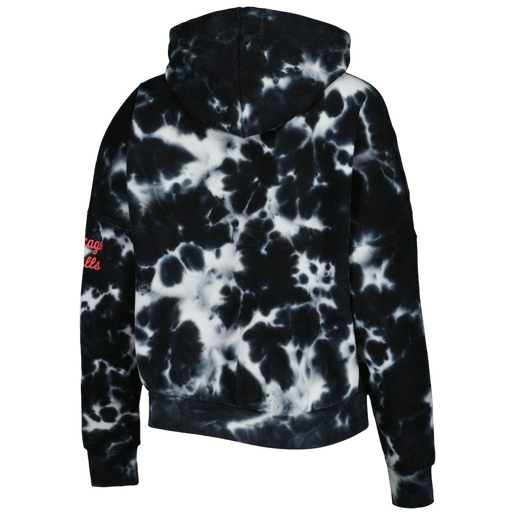 Chicago Bulls Women's Brushed Cotton Tie-Dye Pullover Hoodie sale Outlet