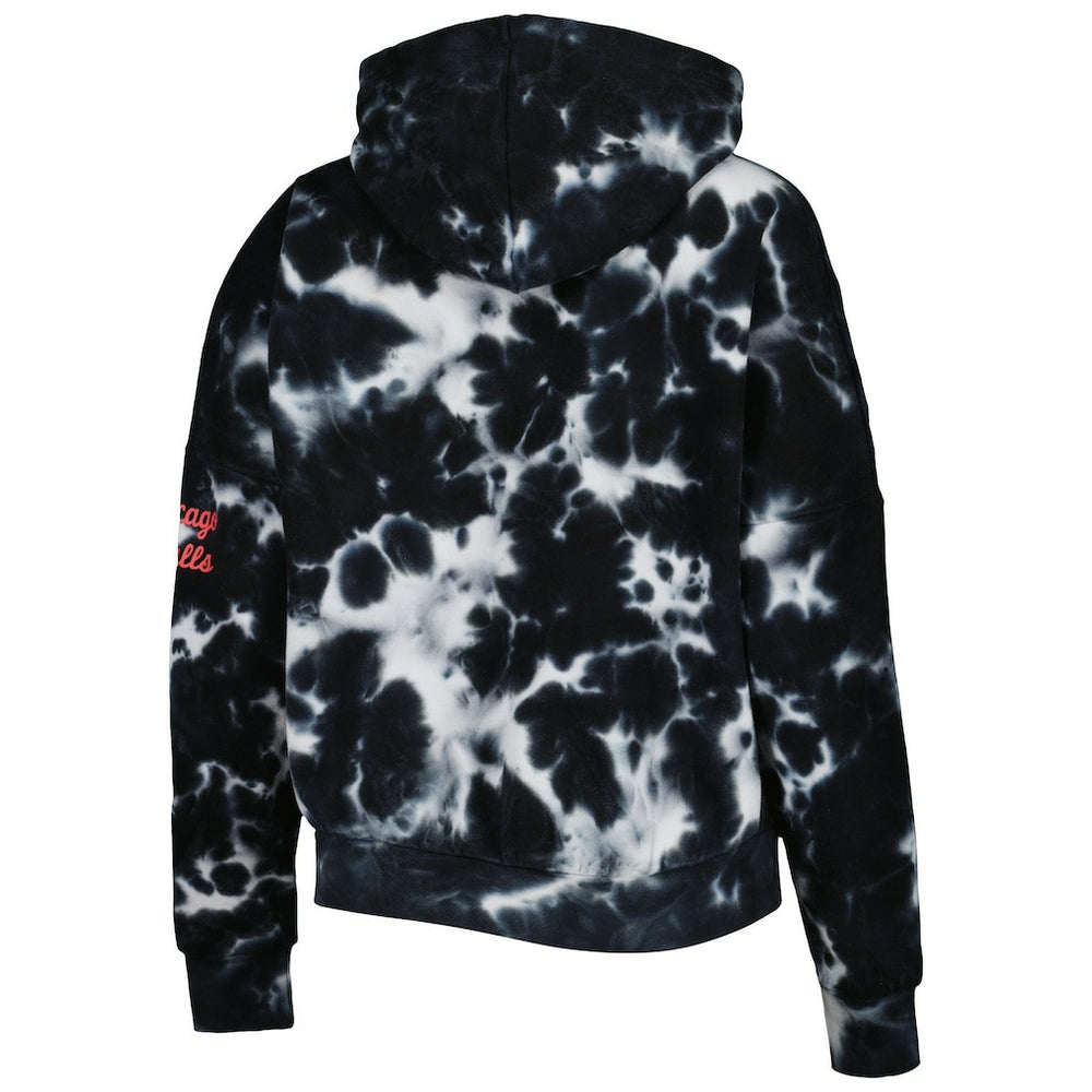 Chicago Bulls Women's Brushed Cotton Tie-Dye Pullover Hoodie sale Outlet