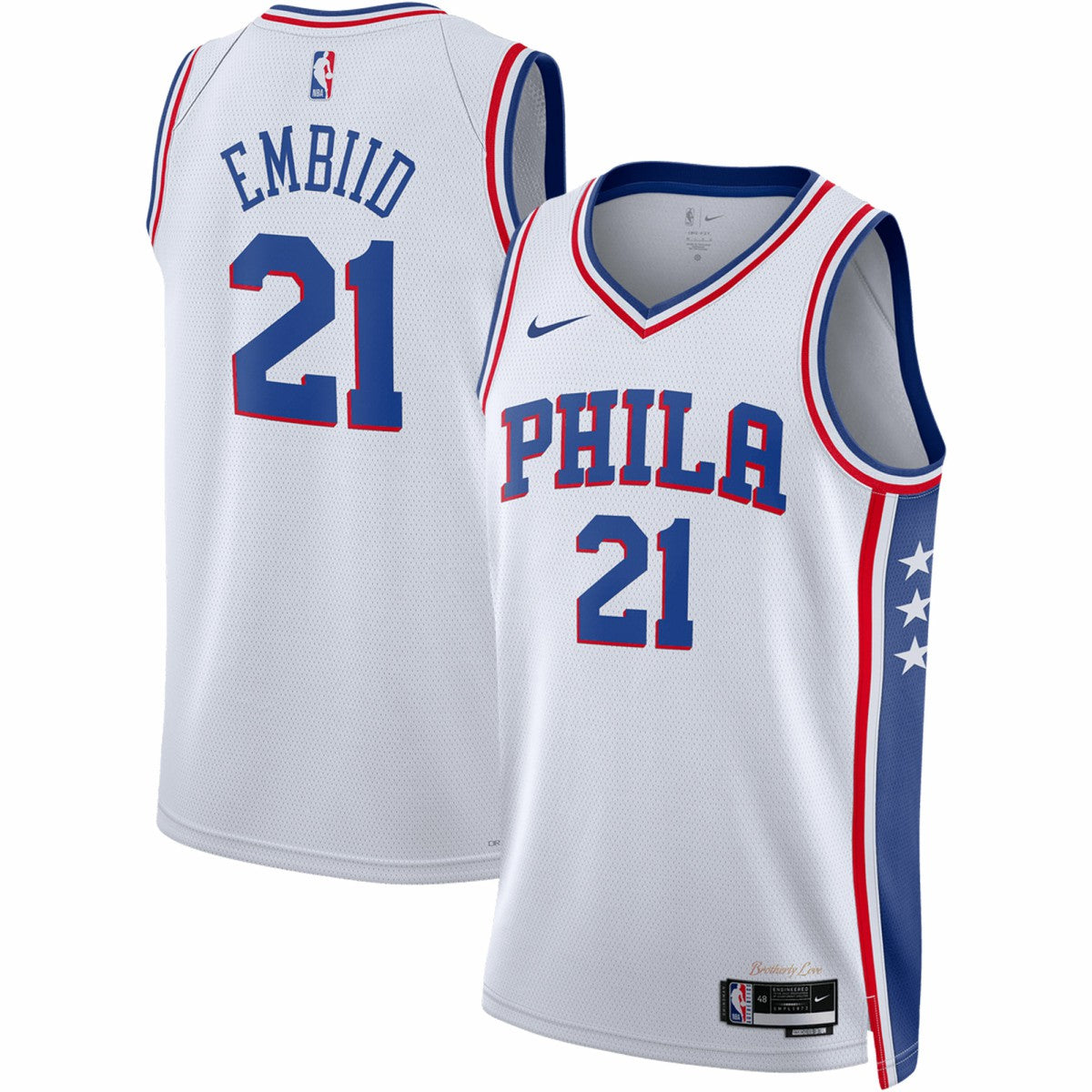 Joel Embiid Philadelphia 76ers Unisex Swingman Jersey New