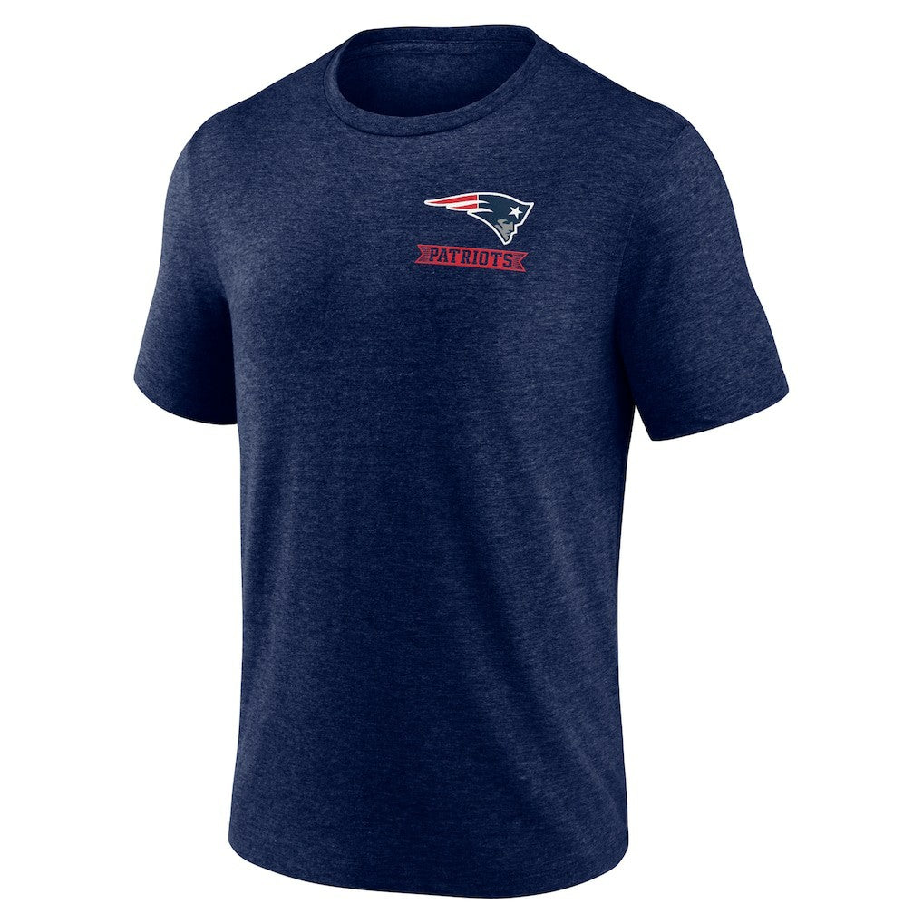 New England Patriots  Diamond Scroll Tri-Blend T-Shirt