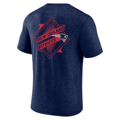 New England Patriots  Diamond Scroll Tri-Blend T-Shirt