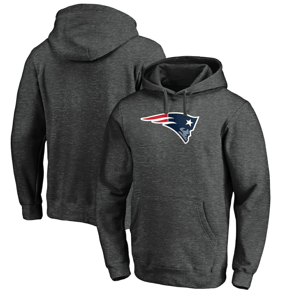 New England Patriots  Primary Logo Fitted Pullover Hoodie