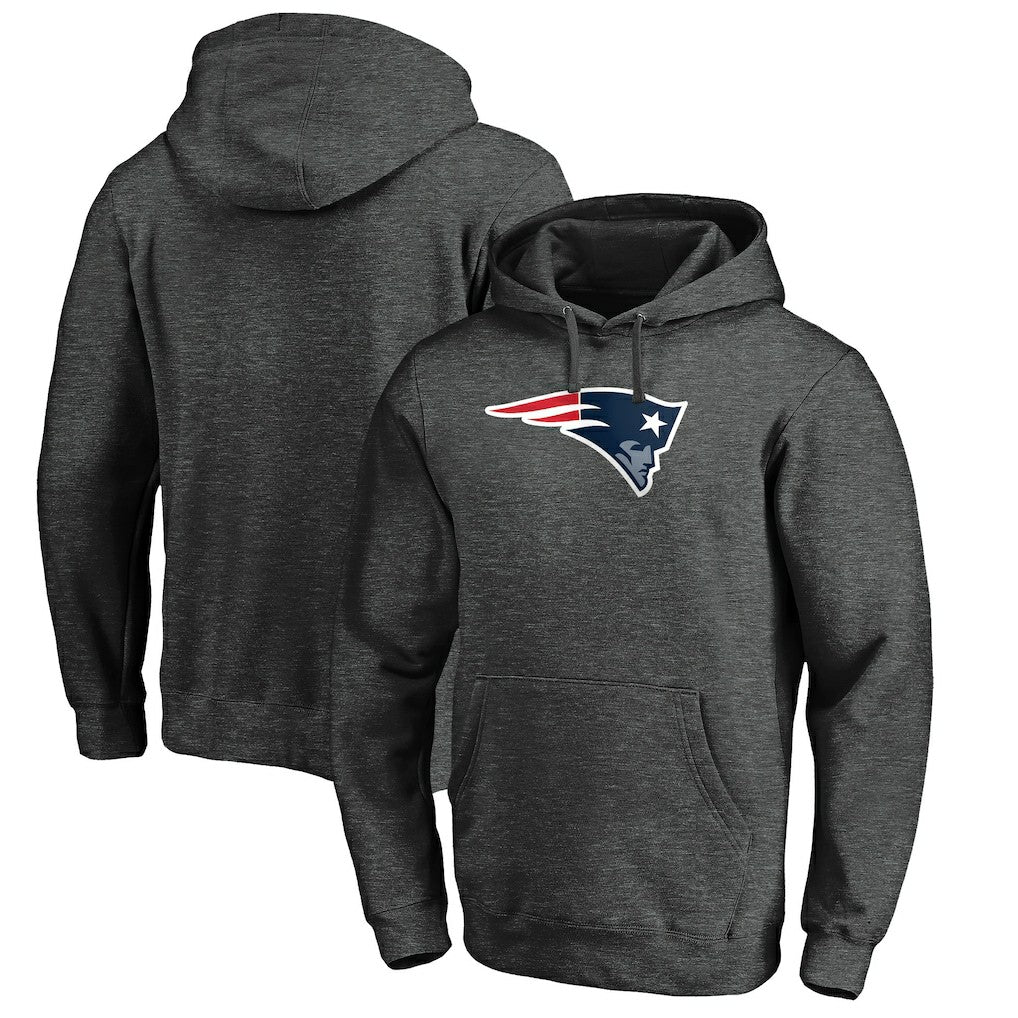 New England Patriots  Primary Logo Fitted Pullover Hoodie