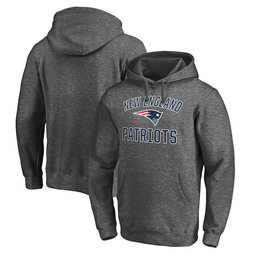 New England Patriots  Victory Arch Team Fitted Pullover Hoodie