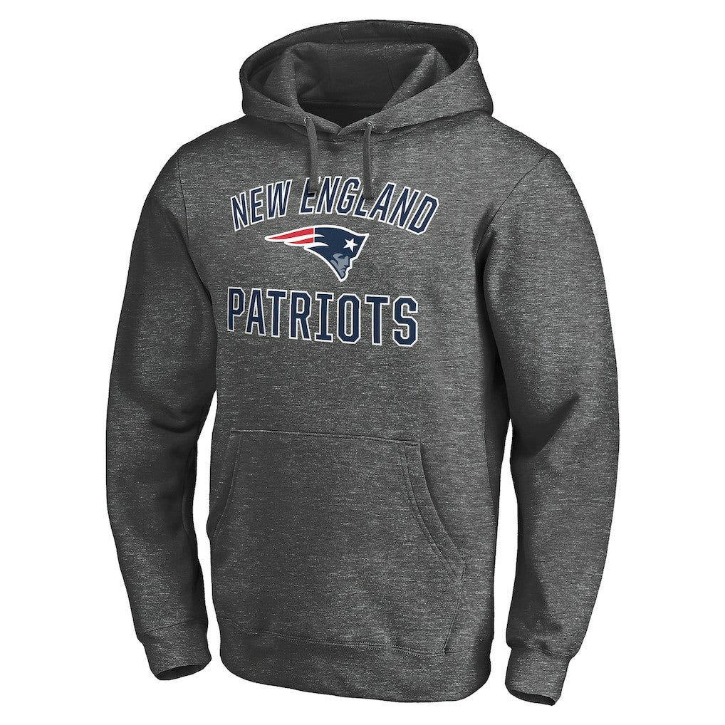 New England Patriots  Victory Arch Team Fitted Pullover Hoodie