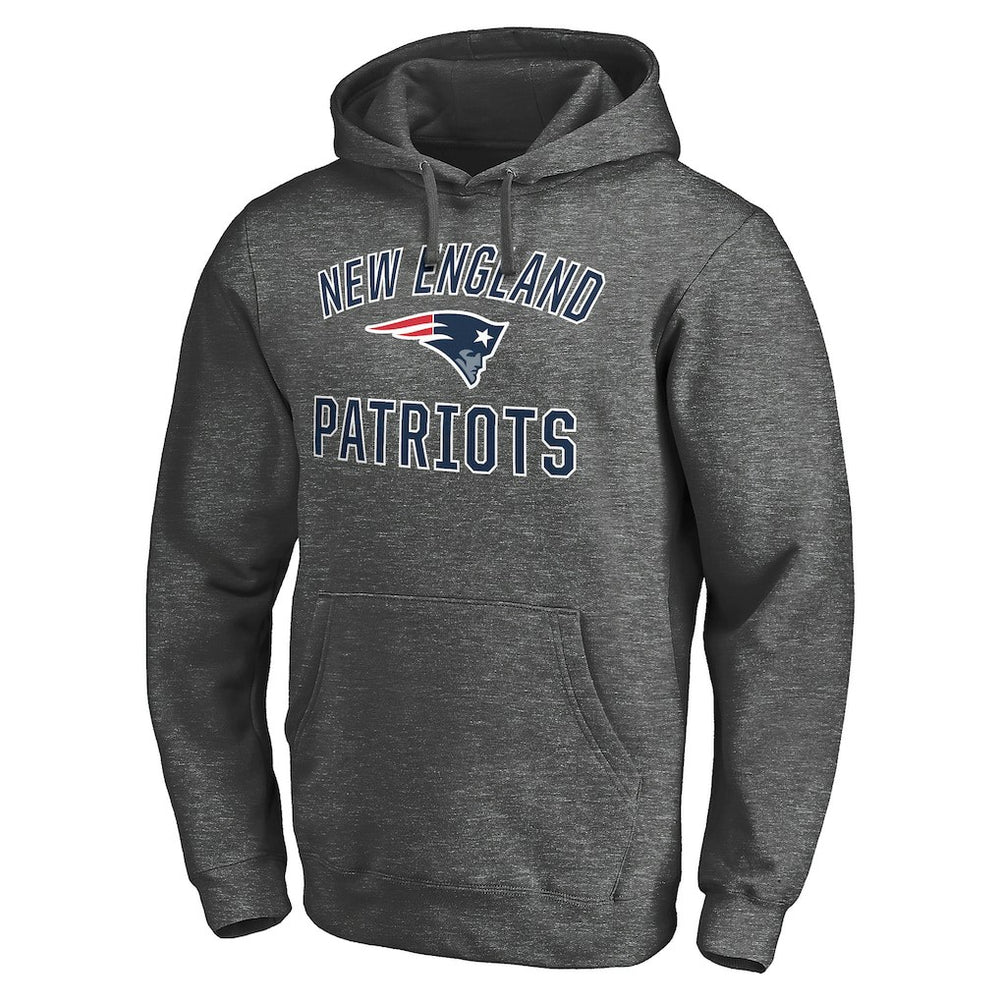 New England Patriots  Victory Arch Team Fitted Pullover Hoodie
