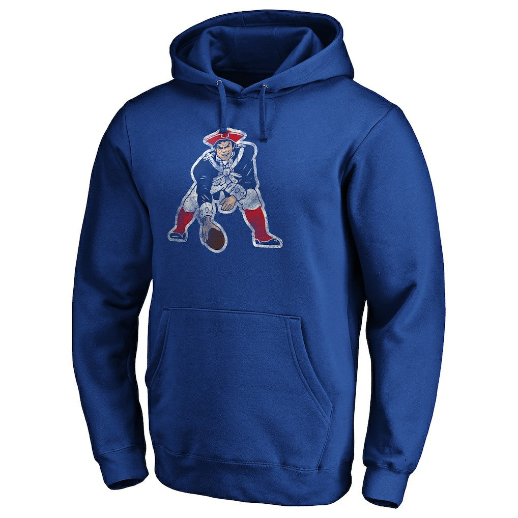 New England Patriots  Throwback Logo Pullover Hoodie