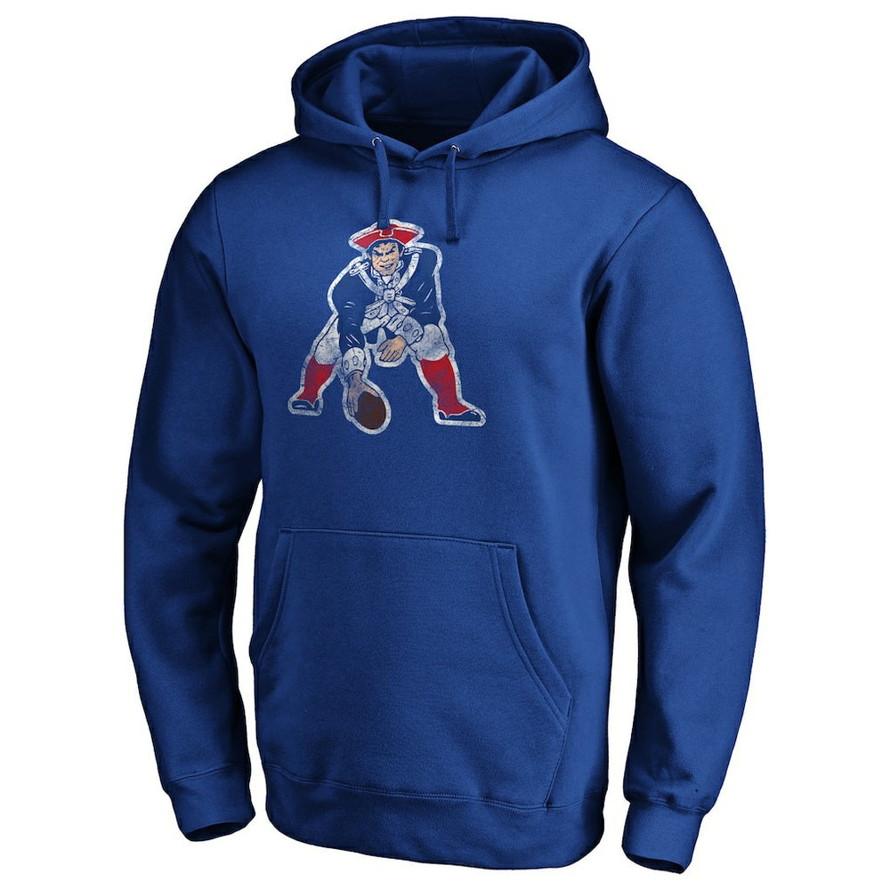 New England Patriots  Throwback Logo Pullover Hoodie