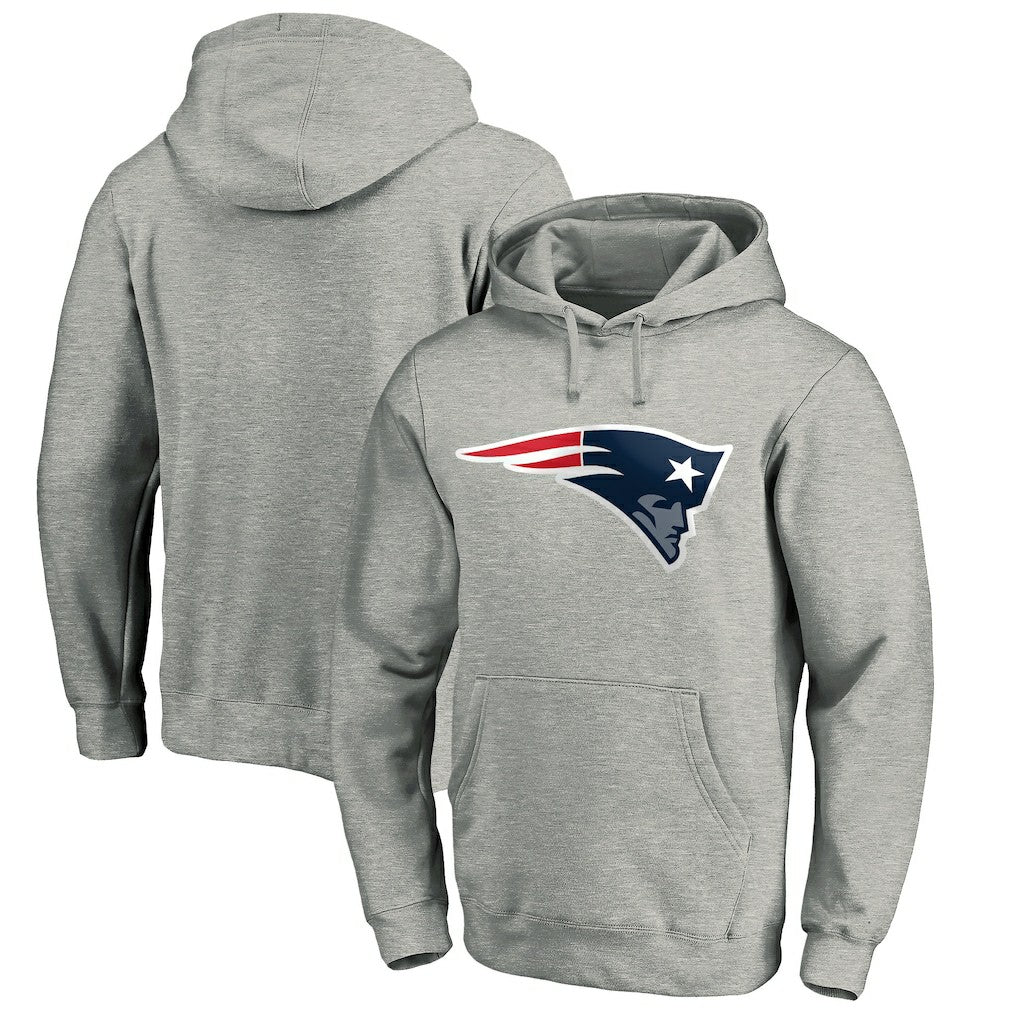 New England Patriots  Primary Logo Fitted Pullover Hoodie