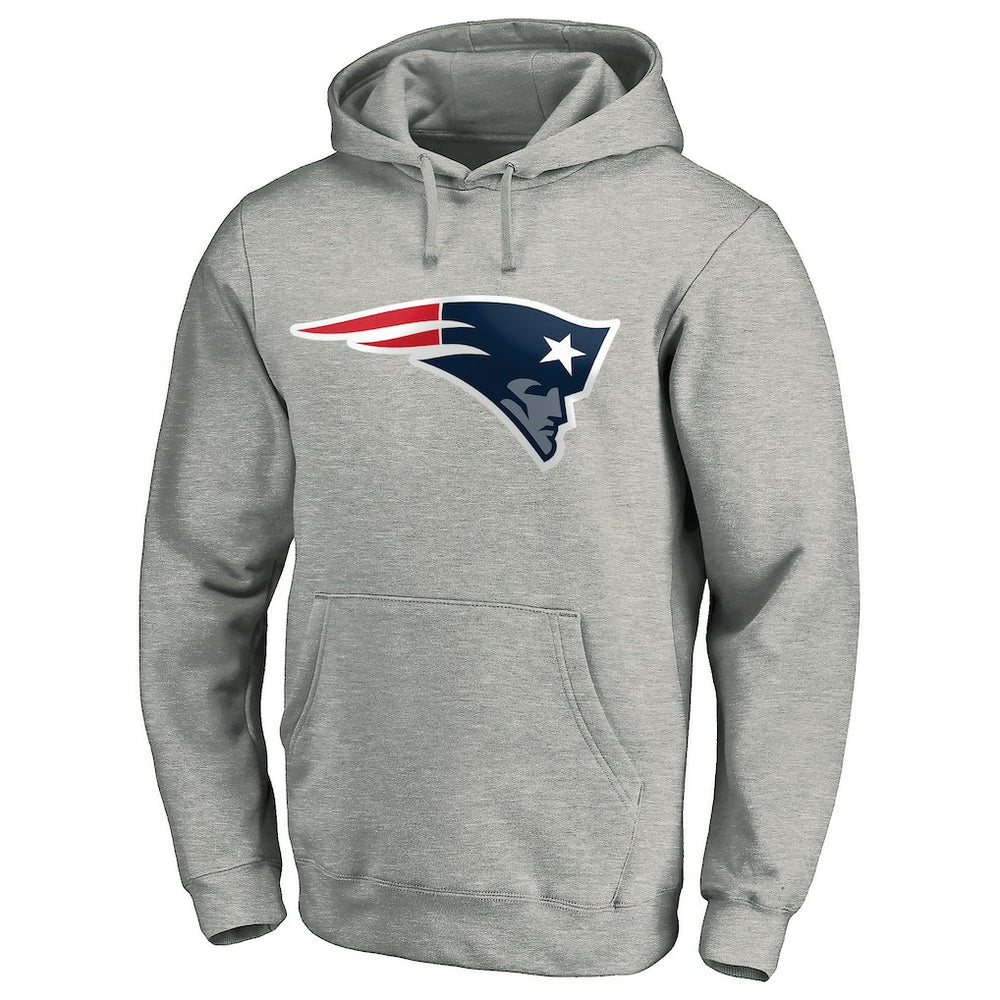 New England Patriots  Primary Logo Fitted Pullover Hoodie