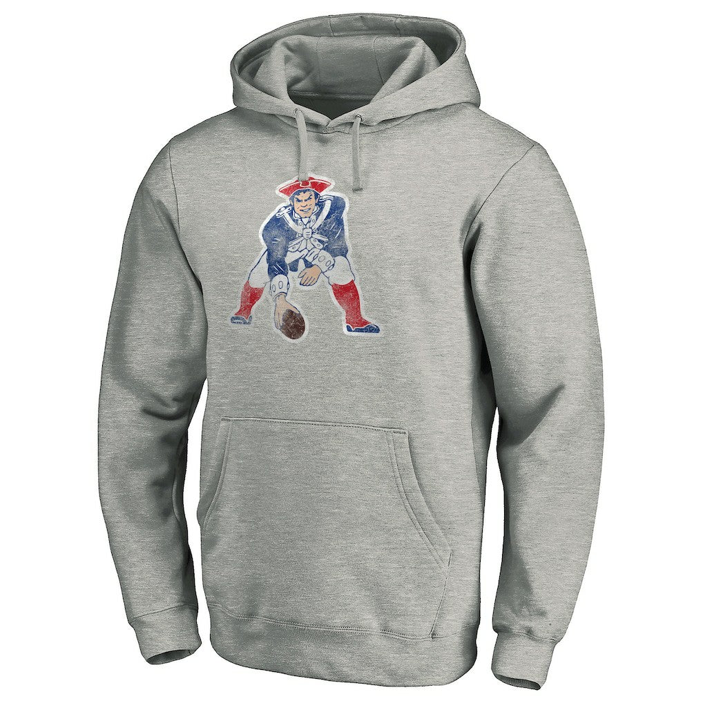 New England Patriots  Throwback Logo Pullover Hoodie