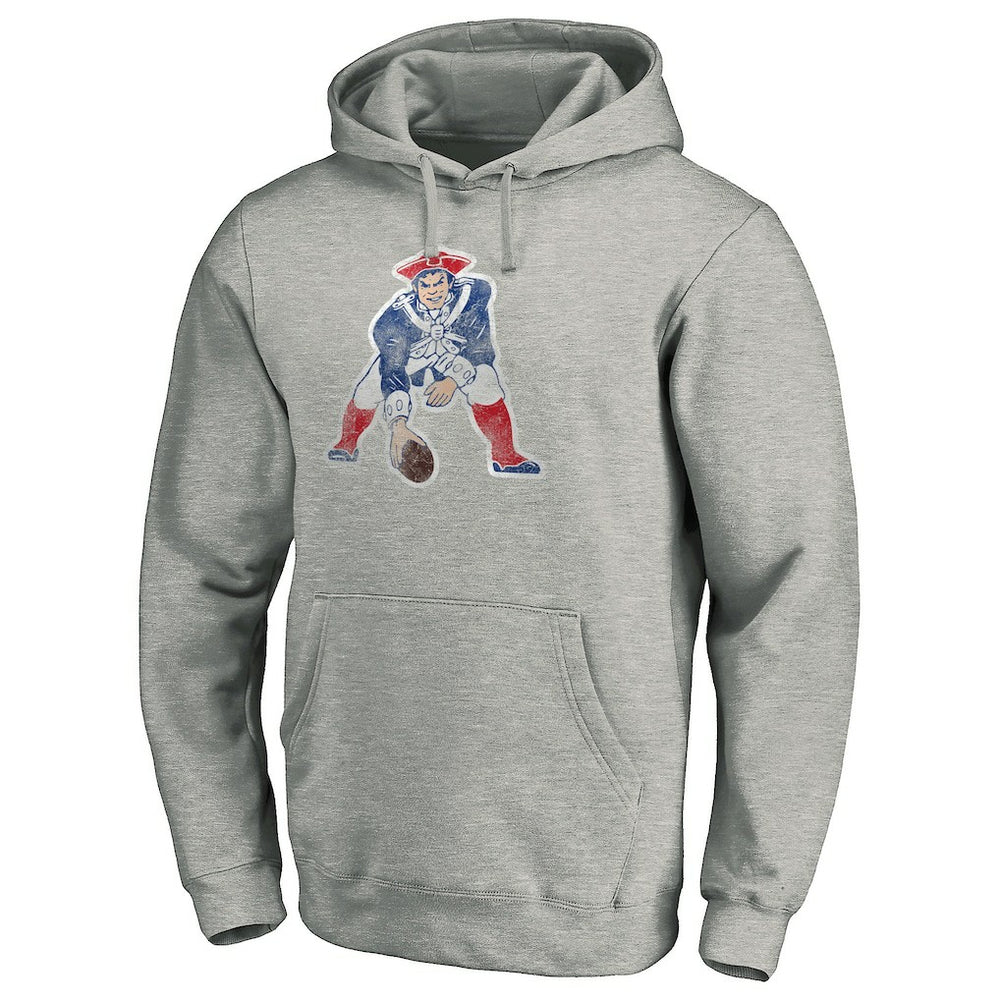 New England Patriots  Throwback Logo Pullover Hoodie