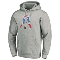 New England Patriots  Throwback Logo Pullover Hoodie