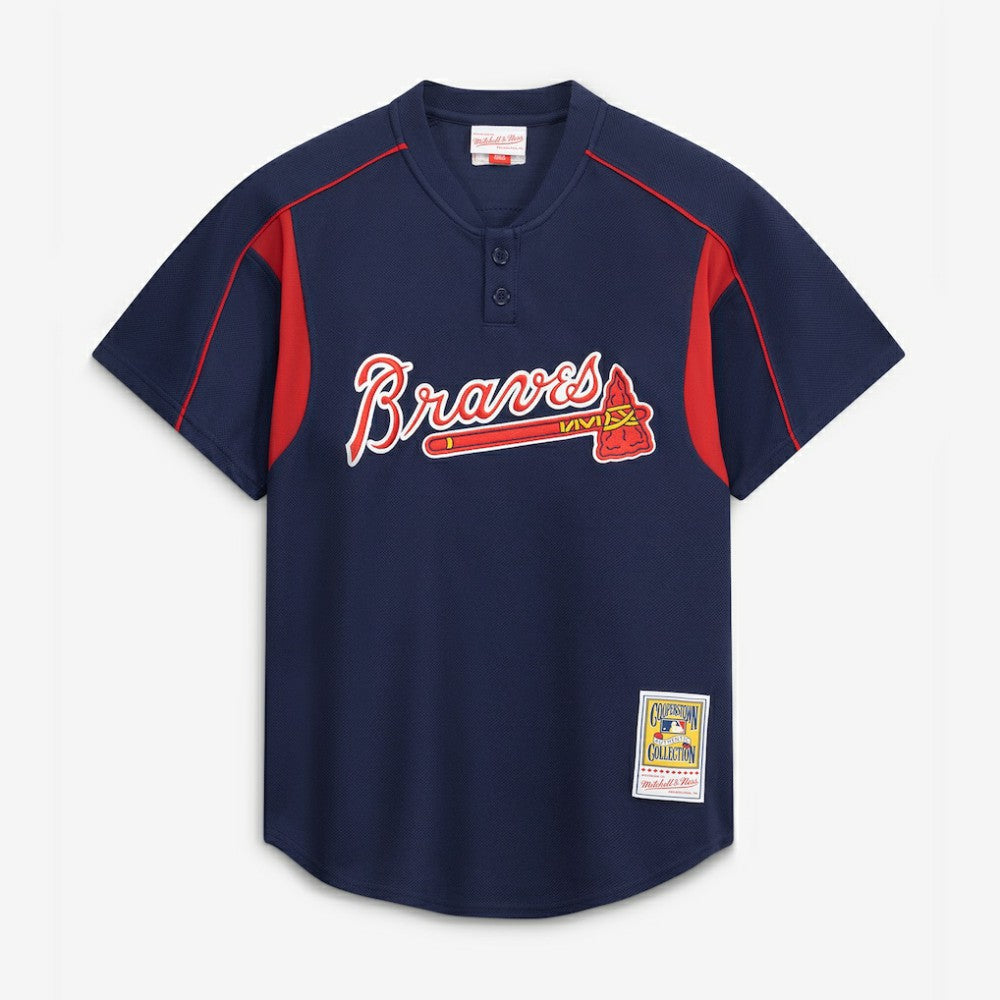 Chipper Jones Atlanta Braves Mitchell & Ness Authentic Batting Practice Jersey | MLB Outlet