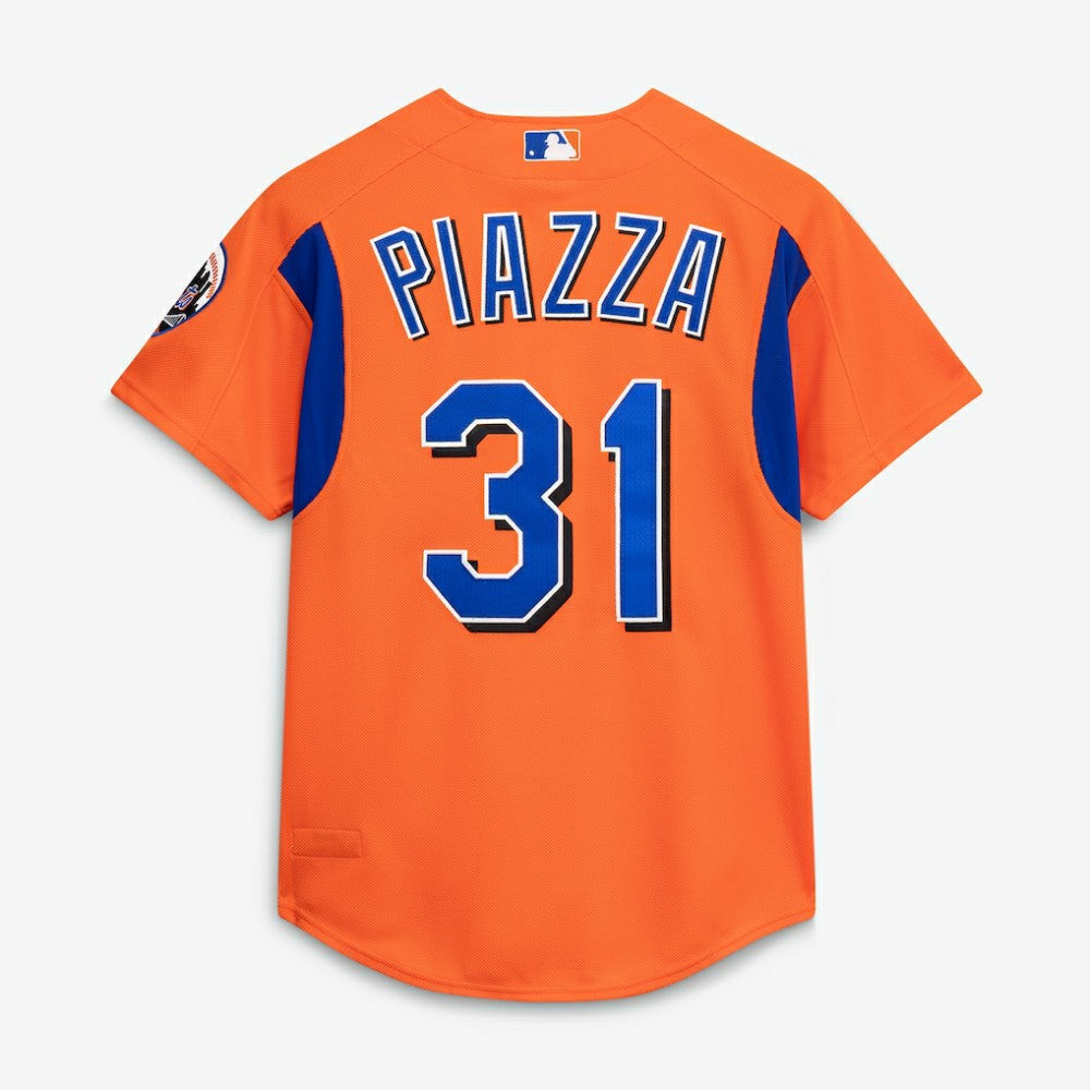 Mike Piazza New York Mets Mitchell & Ness Cooperstown Collection Mesh Batting Practice Button-Up Jersey | MLB Outlet