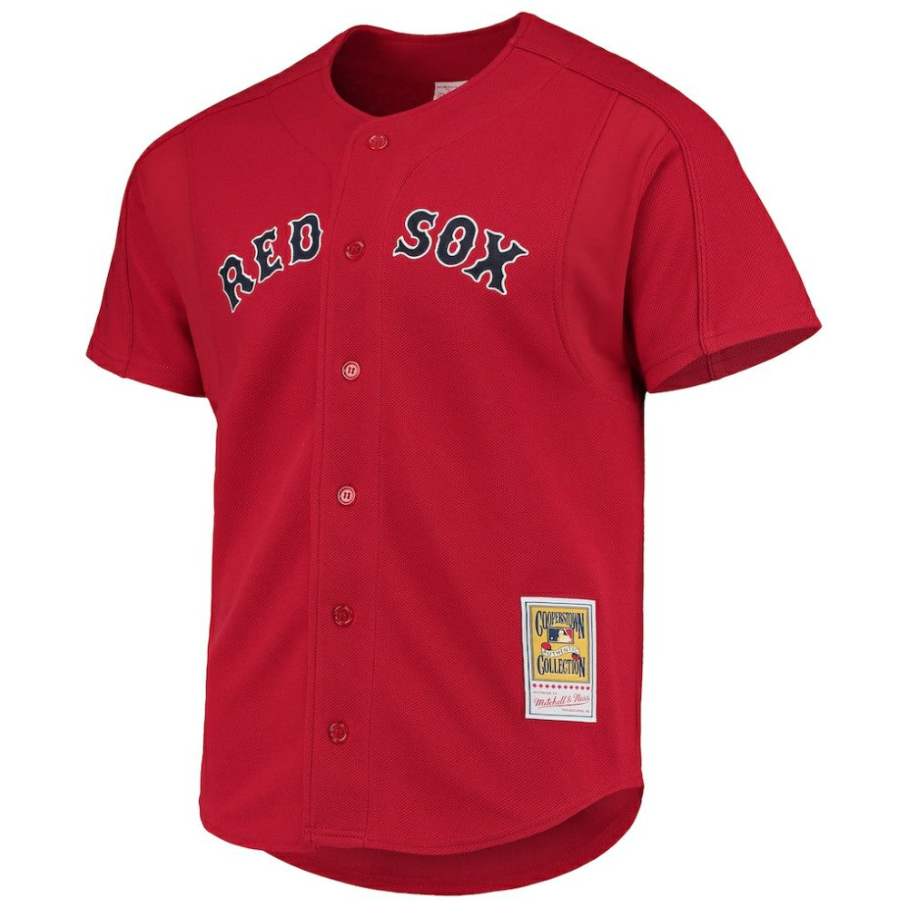 David Ortiz Boston Red Sox Mitchell & Ness Cooperstown Collection Mesh Batting Practice Button-Up Jersey | MLB Sale