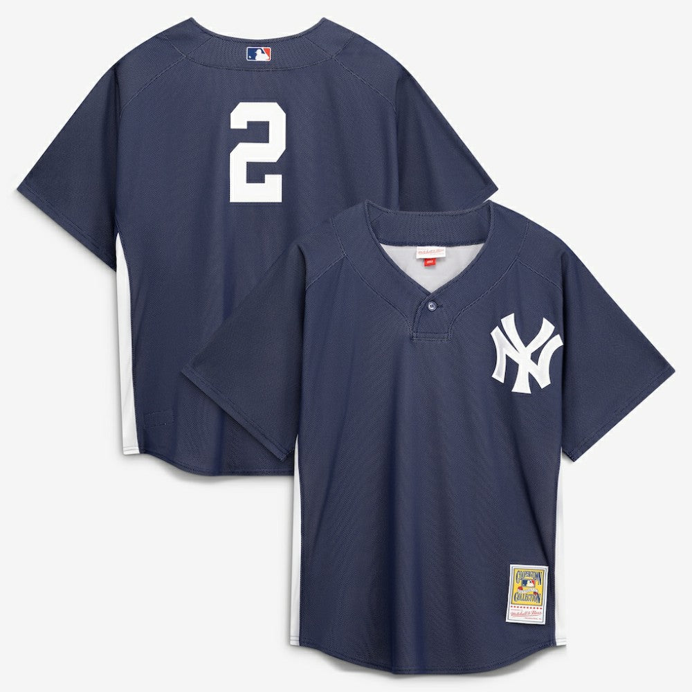 Derek Jeter New York Yankees Mitchell & Ness Authentic Batting Practice Jersey | MLB For sale