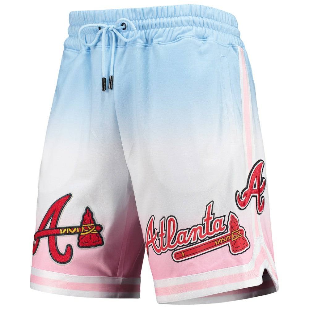 Atlanta Braves Pro Standard Team Logo Pro Ombre Shorts | MLB Discount
