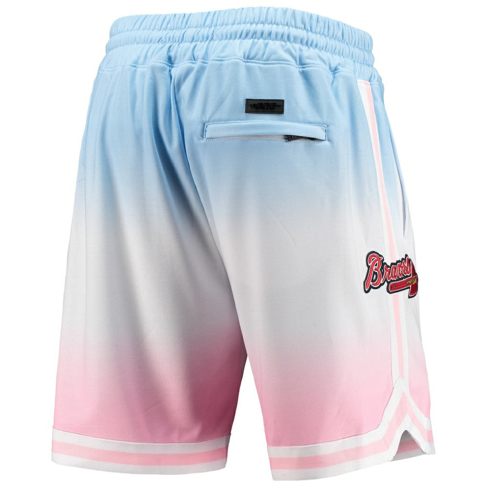 Atlanta Braves Pro Standard Team Logo Pro Ombre Shorts | MLB Discount