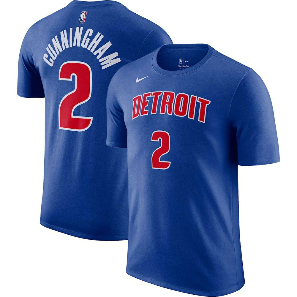 Cade Cunningham Detroit Pistons Icon 2022/23 Name & Number T-Shirt sale Discount