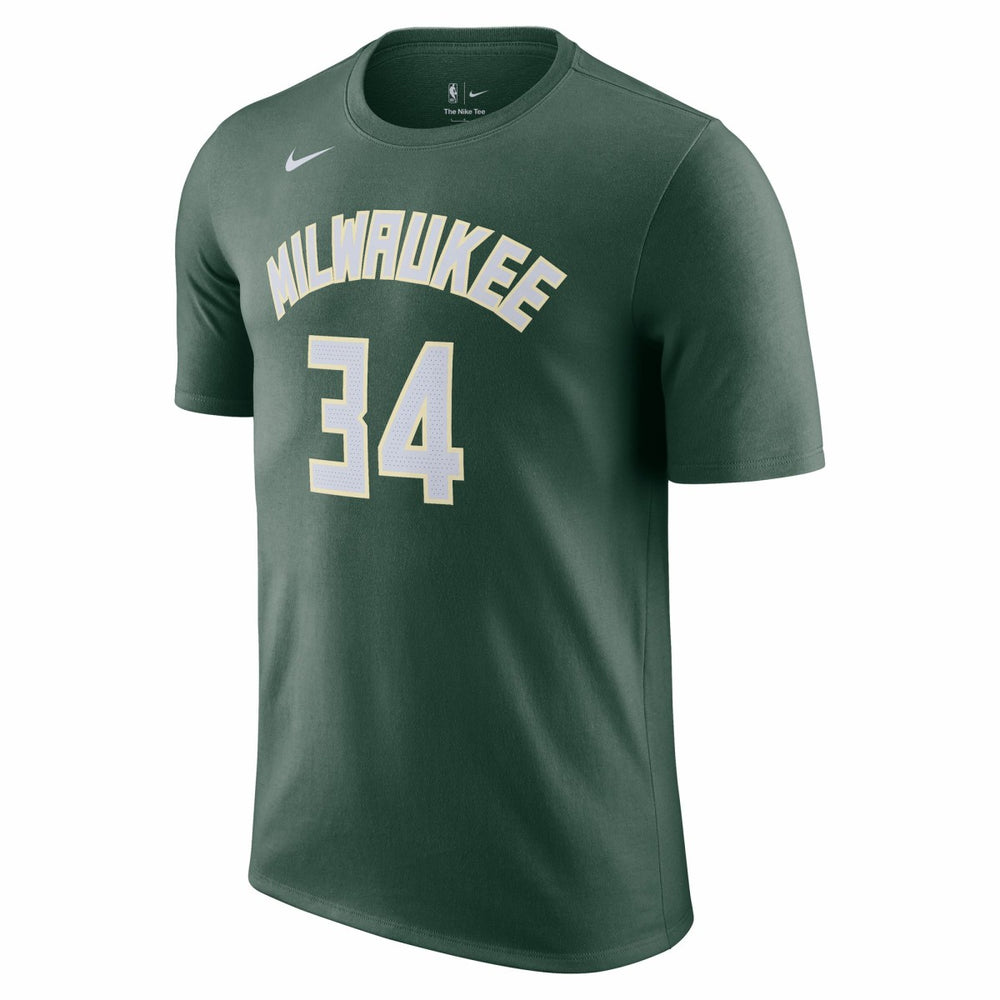 Giannis Antetokounmpo Milwaukee Bucks Icon 2022/23 Name & Number T-Shirt On Sale