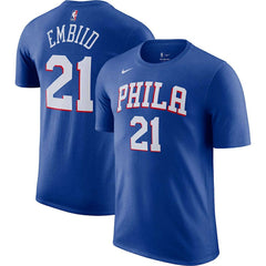 Joel Embiid Philadelphia 76ers Icon 2022/23 Name & Number T-Shirt On Sale