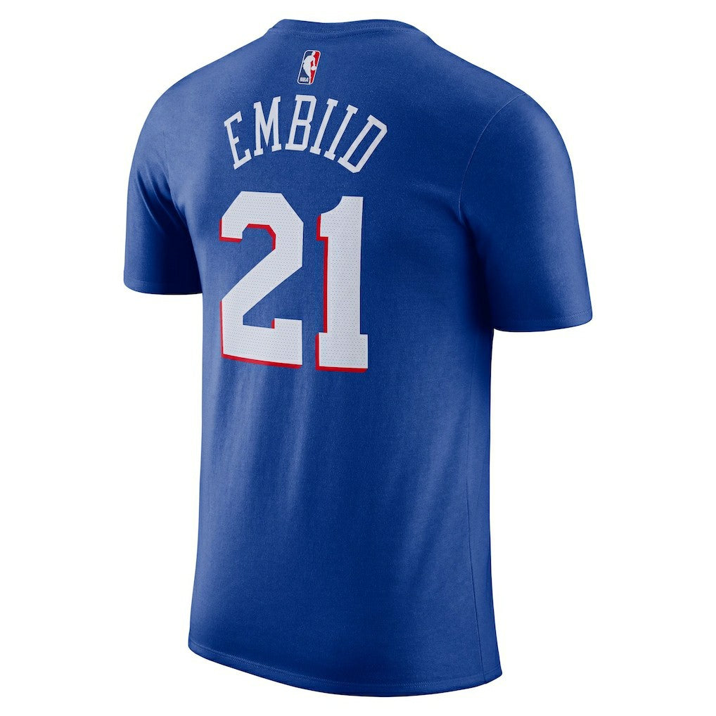 Joel Embiid Philadelphia 76ers Icon 2022/23 Name & Number T-Shirt On Sale