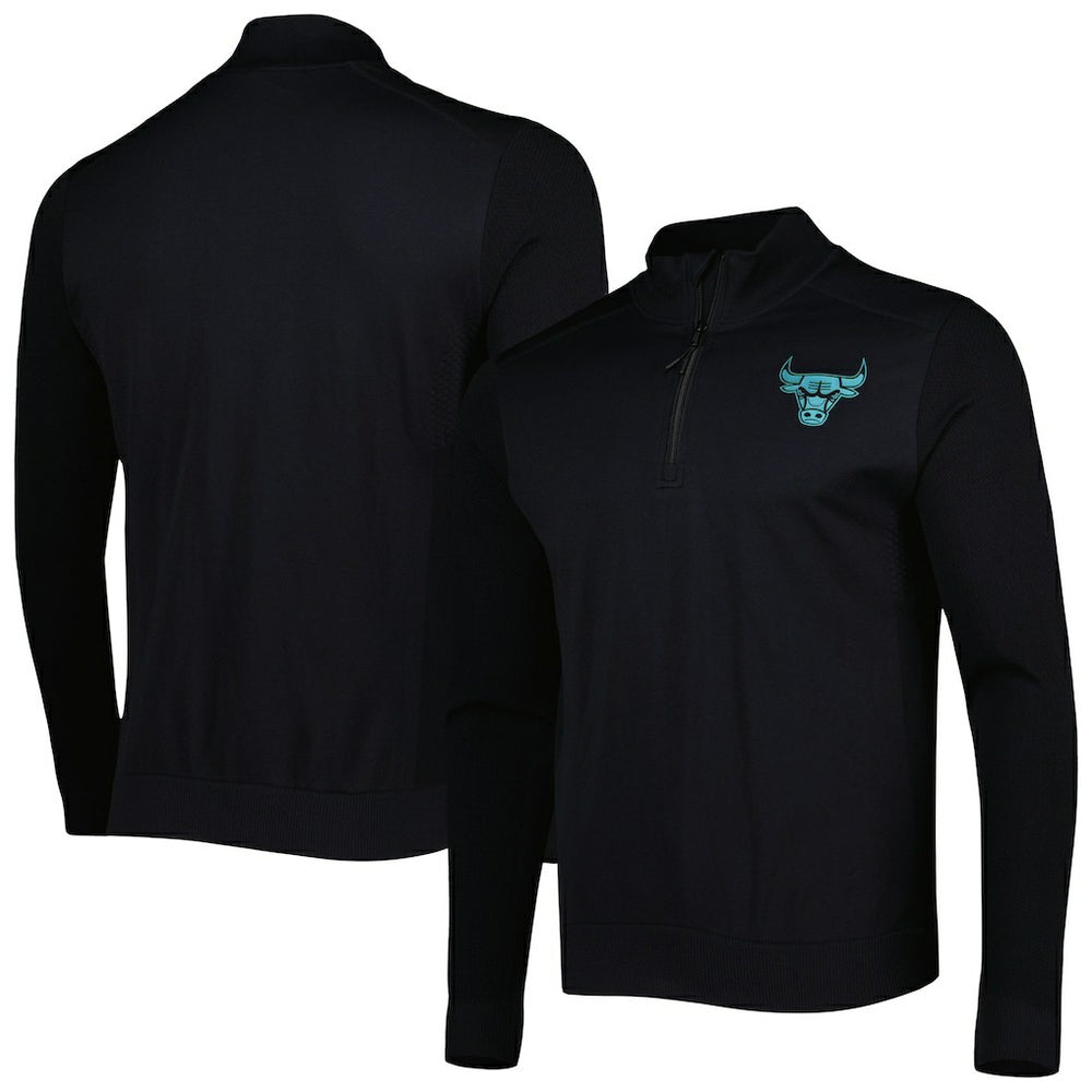 Chicago Bulls Levelwear Nano Engineered Knit Fabric Quarter-Zip Jacket For Sale