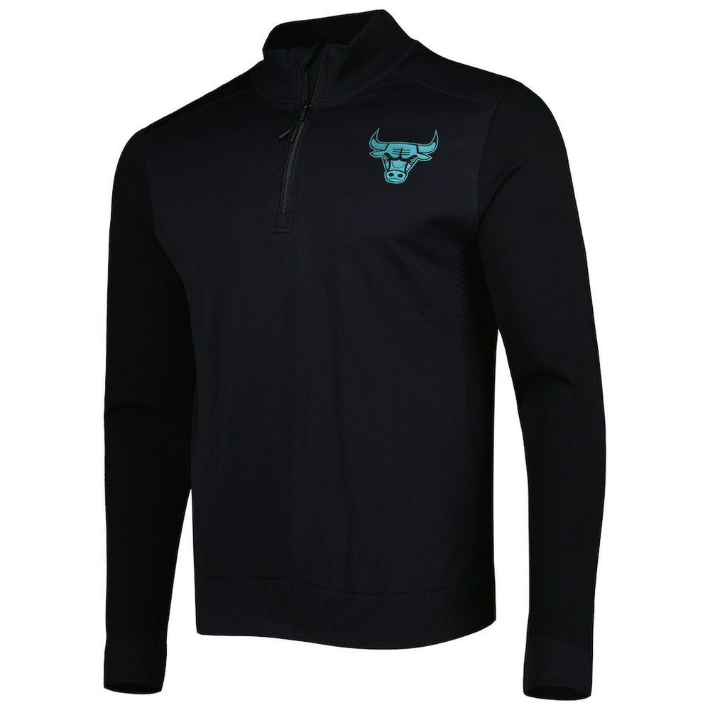Chicago Bulls Levelwear Nano Engineered Knit Fabric Quarter-Zip Jacket For Sale